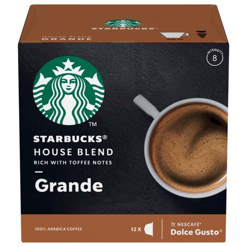 Starbucks House Blend Grande by Nescafé Dolce Gusto 102g, 12 Kapseln